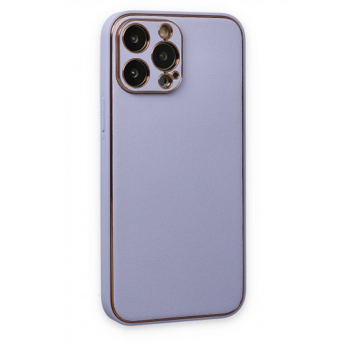 Newface iPhone 14 Pro Kılıf Coco Deri Silikon Kapak - Lila Newface iPhone 14 Pro Kılıf Coco Deri Silikon Kapak - Lila
