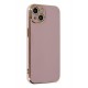 Newface iPhone 14 Kılıf Volet Silikon - Mor