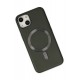 Newface iPhone 14 Kılıf Coco Deri Magneticsafe Silikon - Haki Yeşil Newface iPhone 14 Kılıf Coco Deri Magneticsafe Silikon - Haki Yeşil