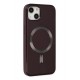 Newface iPhone 14 Kılıf Coco Deri Magneticsafe Silikon - Bordo Newface iPhone 14 Kılıf Coco Deri Magneticsafe Silikon - Bordo