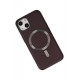 Newface iPhone 14 Kılıf Coco Deri Magneticsafe Silikon - Bordo Newface iPhone 14 Kılıf Coco Deri Magneticsafe Silikon - Bordo