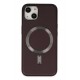 Newface iPhone 14 Kılıf Coco Deri Magneticsafe Silikon - Bordo Newface iPhone 14 Kılıf Coco Deri Magneticsafe Silikon - Bordo