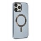 Newface iPhone 14 Pro Kılıf Coco Deri Magneticsafe Silikon - Sierra Blue Newface iPhone 14 Pro Kılıf Coco Deri Magneticsafe Silikon - Sierra Blue