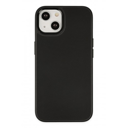 Newface iPhone 14 Plus Kılıf Asya Deri Silikon - Siyah Newface iPhone 14 Plus Kılıf Asya Deri Silikon - Siyah