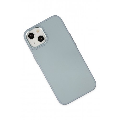 Newface iPhone 14 Plus Kılıf Asya Deri Silikon - Sierra Blue Newface iPhone 14 Plus Kılıf Asya Deri Silikon - Sierra Blue