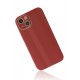 Newface iPhone 14 Kılıf Glass Kapak - Bordo Newface iPhone 14 Kılıf Glass Kapak - Bordo