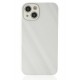 Newface iPhone 14 Plus Kılıf Glass Kapak - Beyaz Newface iPhone 14 Plus Kılıf Glass Kapak - Beyaz