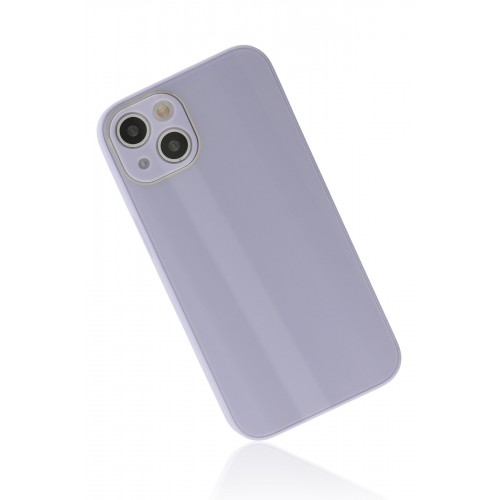 Newface iPhone 14 Plus Kılıf Glass Kapak - Lila Newface iPhone 14 Plus Kılıf Glass Kapak - Lila