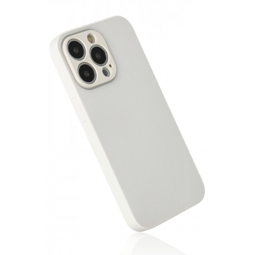 Newface iPhone 14 Pro Kılıf Glass Kapak - Beyaz Newface iPhone 14 Pro Kılıf Glass Kapak - Beyaz