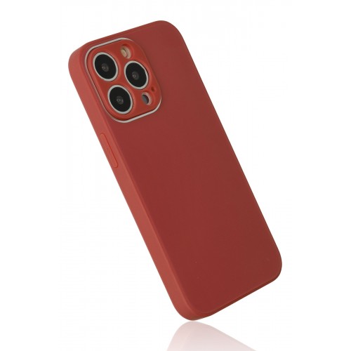 Newface iPhone 14 Pro Kılıf Glass Kapak - Bordo Newface iPhone 14 Pro Kılıf Glass Kapak - Bordo
