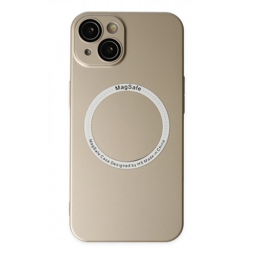 Newface iPhone 14 Plus Kılıf Jack Magneticsafe Lens Silikon - Gold Newface iPhone 14 Plus Kılıf Jack Magneticsafe Lens Silikon - Gold