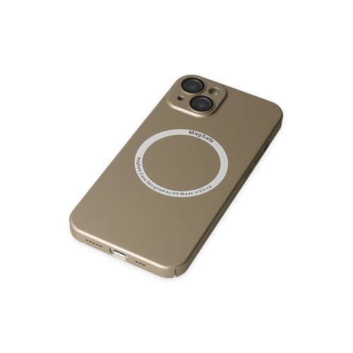 Newface iPhone 14 Plus Kılıf Jack Magneticsafe Lens Silikon - Gold Newface iPhone 14 Plus Kılıf Jack Magneticsafe Lens Silikon - Gold