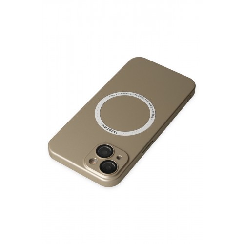 Newface iPhone 14 Plus Kılıf Jack Magneticsafe Lens Silikon - Gold Newface iPhone 14 Plus Kılıf Jack Magneticsafe Lens Silikon - Gold