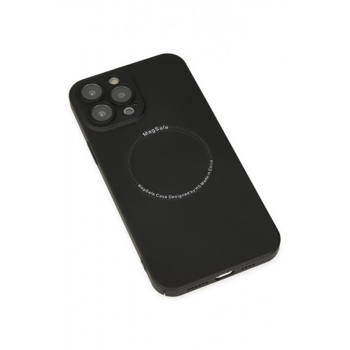 Newface iPhone 14 Pro Kılıf Jack Magneticsafe Lens Silikon - Siyah Newface iPhone 14 Pro Kılıf Jack Magneticsafe Lens Silikon - Siyah