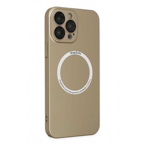 Newface iPhone 14 Pro Kılıf Jack Magneticsafe Lens Silikon - Gold Newface iPhone 14 Pro Kılıf Jack Magneticsafe Lens Silikon - Gold