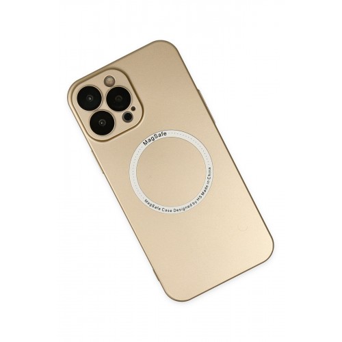 Newface iPhone 14 Pro Kılıf Jack Magneticsafe Lens Silikon - Gold Newface iPhone 14 Pro Kılıf Jack Magneticsafe Lens Silikon - Gold