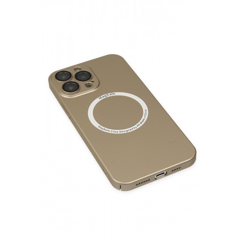Newface iPhone 14 Pro Kılıf Jack Magneticsafe Lens Silikon - Gold Newface iPhone 14 Pro Kılıf Jack Magneticsafe Lens Silikon - Gold