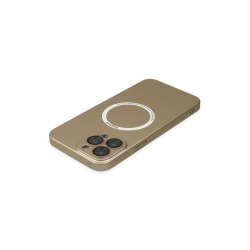 Newface iPhone 14 Pro Kılıf Jack Magneticsafe Lens Silikon - Gold Newface iPhone 14 Pro Kılıf Jack Magneticsafe Lens Silikon - Gold