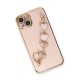 Newface iPhone 14 Plus Kılıf Esila Silikon - Pudra Newface iPhone 14 Plus Kılıf Esila Silikon - Pudra
