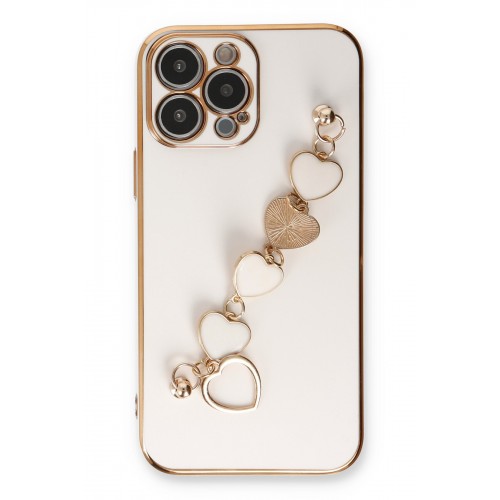 Newface iPhone 14 Pro Kılıf Esila Silikon - Beyaz Newface iPhone 14 Pro Kılıf Esila Silikon - Beyaz