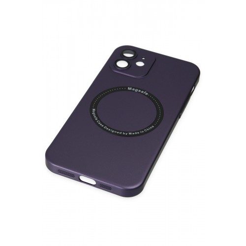 Newface iPhone 12 Kılıf Jack Magneticsafe Lens Silikon - Mor Newface iPhone 12 Kılıf Jack Magneticsafe Lens Silikon - Mor
