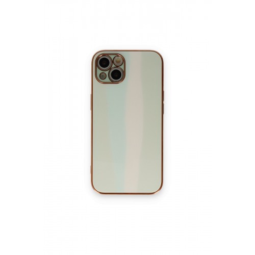 Newface iPhone 14 Plus Kılıf Luna Cam Kapak - Açık Yeşil Newface iPhone 14 Plus Kılıf Luna Cam Kapak - Açık Yeşil