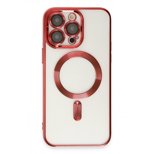 Newface iPhone 13 Pro Max Kılıf Kross Magneticsafe Kapak - Kırmızı Newface iPhone 13 Pro Max Kılıf Kross Magneticsafe Kapak - Kırmızı