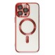 Newface iPhone 13 Pro Max Kılıf Kross Magneticsafe Kapak - Kırmızı Newface iPhone 13 Pro Max Kılıf Kross Magneticsafe Kapak - Kırmızı