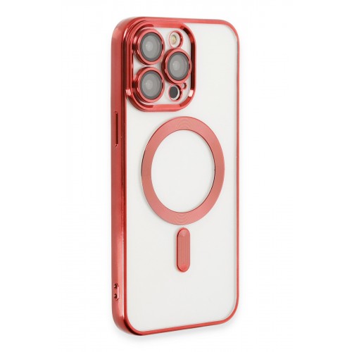 Newface iPhone 13 Pro Max Kılıf Kross Magneticsafe Kapak - Kırmızı Newface iPhone 13 Pro Max Kılıf Kross Magneticsafe Kapak - Kırmızı
