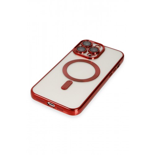 Newface iPhone 13 Pro Max Kılıf Kross Magneticsafe Kapak - Kırmızı Newface iPhone 13 Pro Max Kılıf Kross Magneticsafe Kapak - Kırmızı