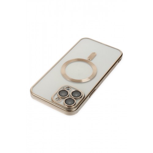 Newface iPhone 14 Pro Kılıf Kross Magneticsafe Kapak - Gold Newface iPhone 14 Pro Kılıf Kross Magneticsafe Kapak - Gold