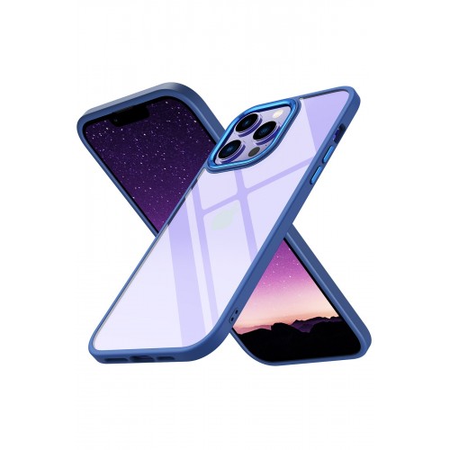 Newface iPhone 14 Pro Max Kılıf Power Silikon - Mavi Newface iPhone 14 Pro Max Kılıf Power Silikon - Mavi