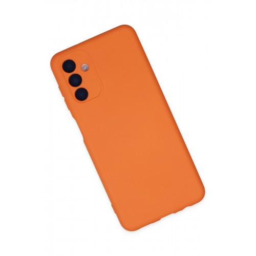 Newface Samsung Galaxy A04S Kılıf Nano içi Kadife Silikon - Turuncu Newface Samsung Galaxy A04S Kılıf Nano içi Kadife Silikon - Turuncu