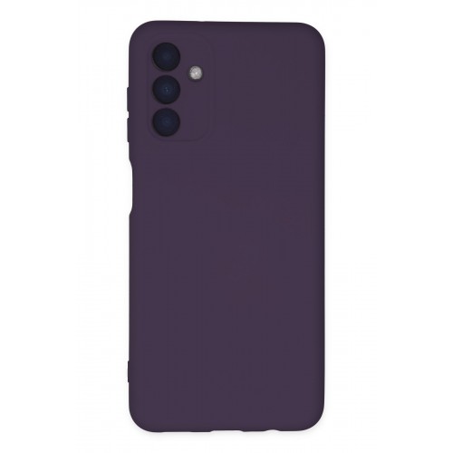 Newface Samsung Galaxy A04S Kılıf Nano içi Kadife Silikon - Mor Newface Samsung Galaxy A04S Kılıf Nano içi Kadife Silikon - Mor