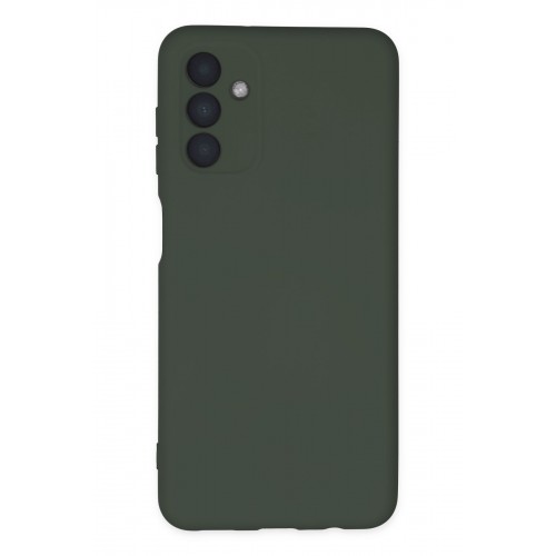 Newface Samsung Galaxy A04S Kılıf Nano içi Kadife Silikon - Koyu Yeşil Newface Samsung Galaxy A04S Kılıf Nano içi Kadife Silikon - Koyu Yeşil