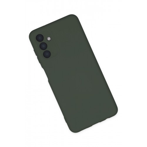 Newface Samsung Galaxy A04S Kılıf Nano içi Kadife Silikon - Koyu Yeşil Newface Samsung Galaxy A04S Kılıf Nano içi Kadife Silikon - Koyu Yeşil
