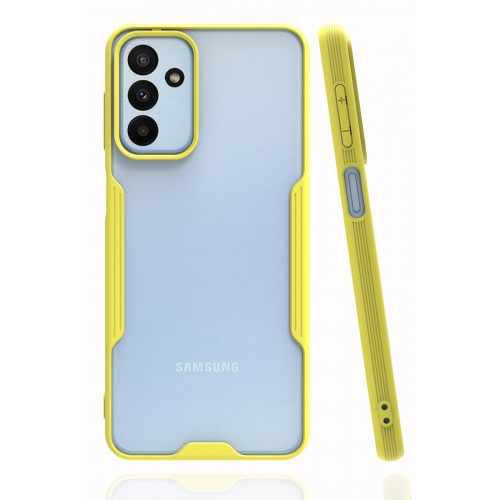 Newface Samsung Galaxy A04S Kılıf Platin Silikon - Sarı Newface Samsung Galaxy A04S Kılıf Platin Silikon - Sarı