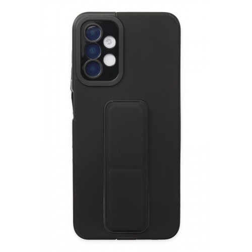 Newface Samsung Galaxy A04S Kılıf Mega Standlı Silikon - Siyah Newface Samsung Galaxy A04S Kılıf Mega Standlı Silikon - Siyah
