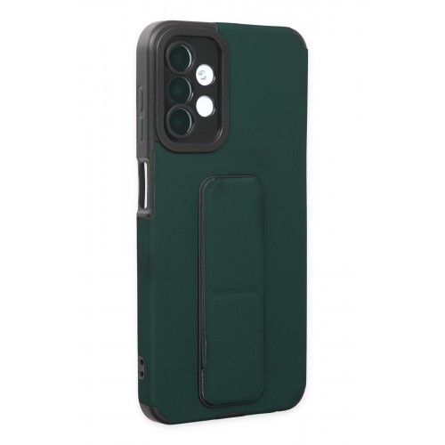 Newface Samsung Galaxy A04S Kılıf Mega Standlı Silikon - Yeşil Newface Samsung Galaxy A04S Kılıf Mega Standlı Silikon - Yeşil
