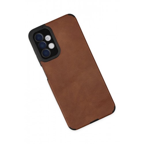 Newface Samsung Galaxy A04S Kılıf Loop Deri Silikon - Kahverengi Newface Samsung Galaxy A04S Kılıf Loop Deri Silikon - Kahverengi
