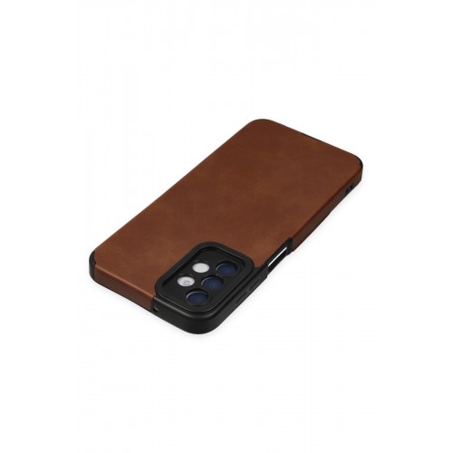 Newface Samsung Galaxy A04S Kılıf Loop Deri Silikon - Kahverengi Newface Samsung Galaxy A04S Kılıf Loop Deri Silikon - Kahverengi