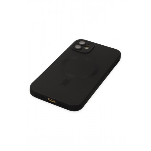 Newface iPhone 12 Kılıf Moshi Lens Magneticsafe Silikon - Siyah Newface iPhone 12 Kılıf Moshi Lens Magneticsafe Silikon - Siyah