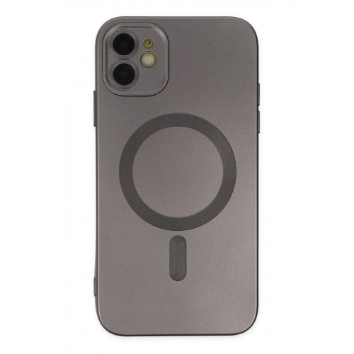 Newface iPhone 12 Kılıf Moshi Lens Magneticsafe Silikon - Füme Newface iPhone 12 Kılıf Moshi Lens Magneticsafe Silikon - Füme