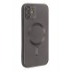 Newface iPhone 12 Kılıf Moshi Lens Magneticsafe Silikon - Füme Newface iPhone 12 Kılıf Moshi Lens Magneticsafe Silikon - Füme