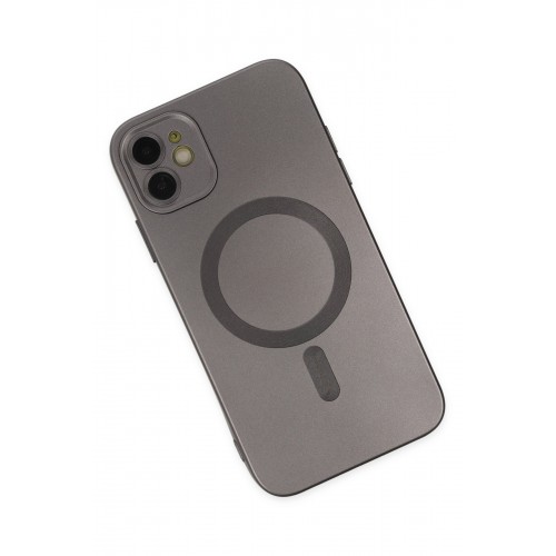 Newface iPhone 12 Kılıf Moshi Lens Magneticsafe Silikon - Füme Newface iPhone 12 Kılıf Moshi Lens Magneticsafe Silikon - Füme