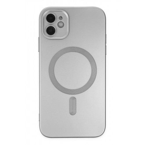 Newface iPhone 12 Kılıf Moshi Lens Magneticsafe Silikon - Gümüş Newface iPhone 12 Kılıf Moshi Lens Magneticsafe Silikon - Gümüş