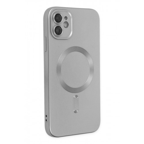 Newface iPhone 12 Kılıf Moshi Lens Magneticsafe Silikon - Gümüş Newface iPhone 12 Kılıf Moshi Lens Magneticsafe Silikon - Gümüş