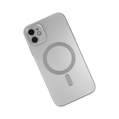 Newface iPhone 12 Kılıf Moshi Lens Magneticsafe Silikon - Gümüş Newface iPhone 12 Kılıf Moshi Lens Magneticsafe Silikon - Gümüş
