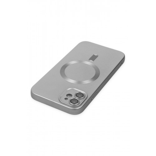 Newface iPhone 12 Kılıf Moshi Lens Magneticsafe Silikon - Gümüş Newface iPhone 12 Kılıf Moshi Lens Magneticsafe Silikon - Gümüş