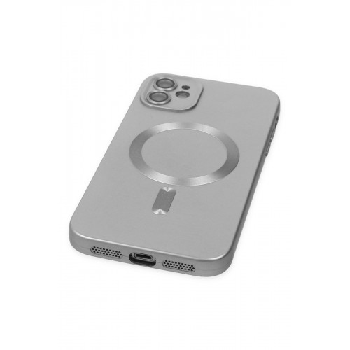 Newface iPhone 12 Kılıf Moshi Lens Magneticsafe Silikon - Gümüş Newface iPhone 12 Kılıf Moshi Lens Magneticsafe Silikon - Gümüş